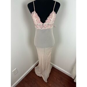 NWOT FREE PEOPLE Midnight Magic Maxi Slip Dress SMALL